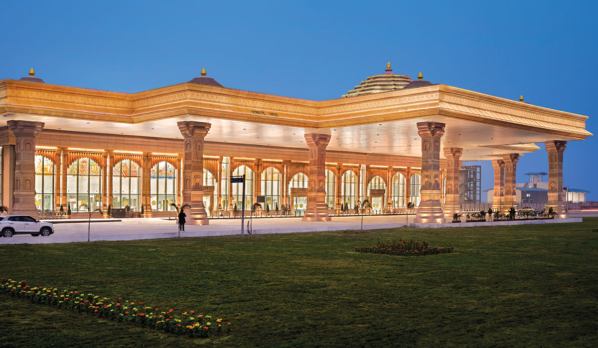 Designed by STHAPATI the Maharishi Valmiki Intl Airport in Ayodhya