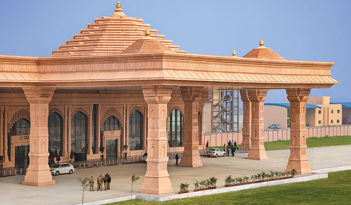 Designed by STHAPATI the Maharishi Valmiki Intl Airport in Ayodhya