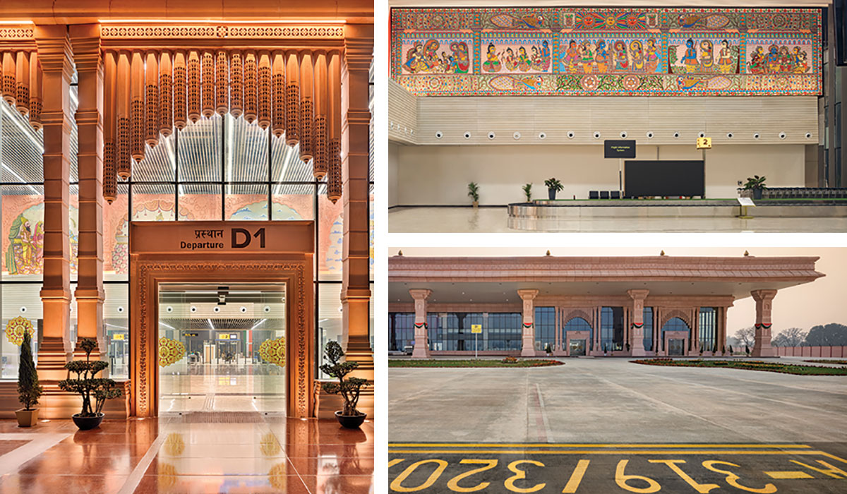 Designed by STHAPATI the Maharishi Valmiki Intl Airport in Ayodhya