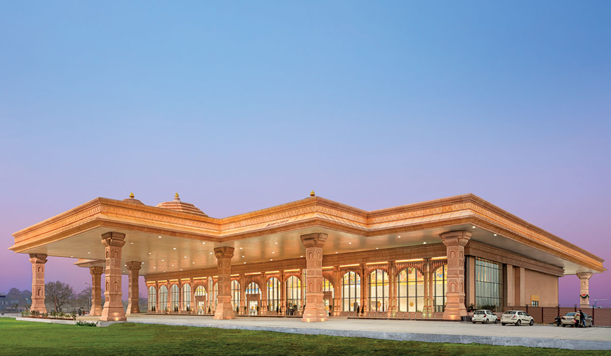 Designed by STHAPATI the Maharishi Valmiki Intl Airport in Ayodhya