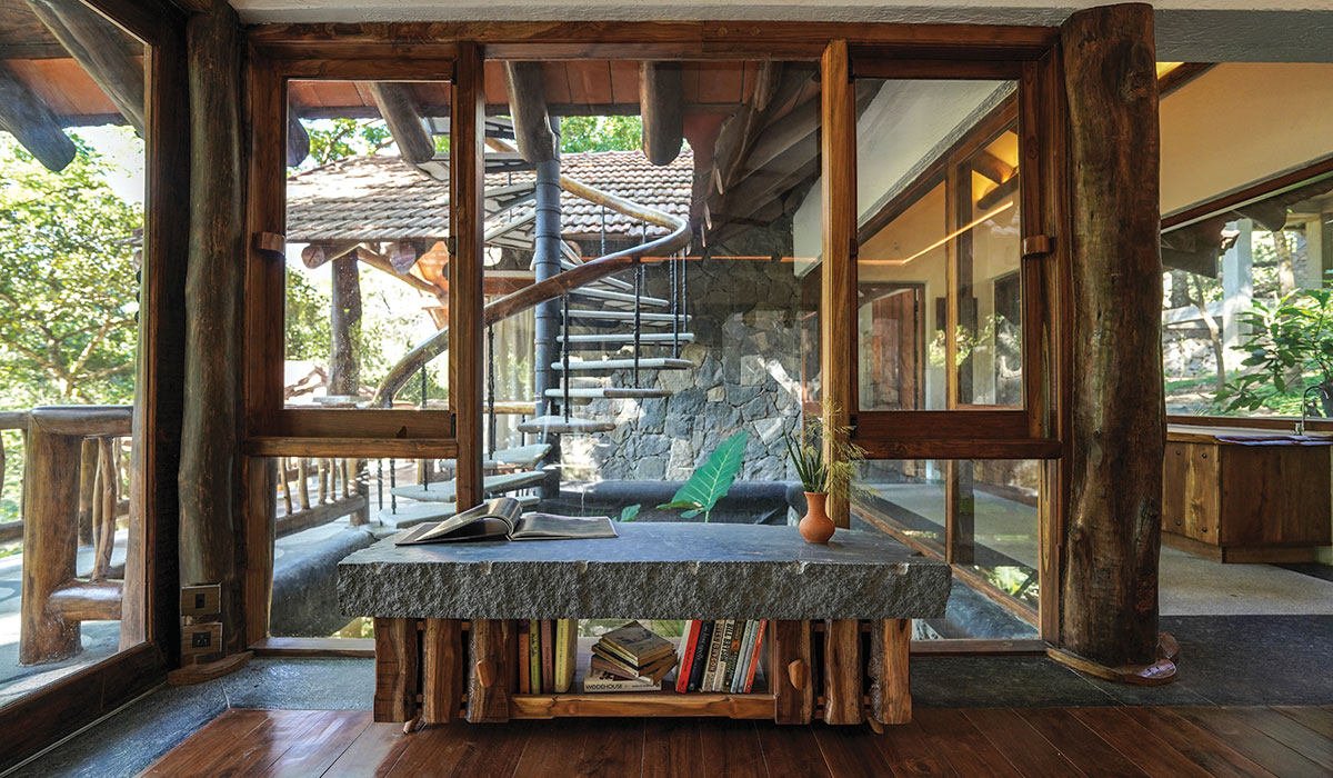 designed by Earthitects Estate Paathiri, a residential project in Wayanad, Kerala