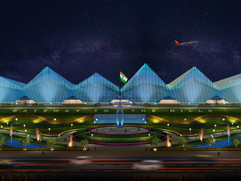 CP Kukreja Architects is designing the new Civil Enclave at Bagdogra Airport, West Bengal