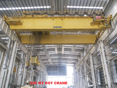 500MT EOT Crane On Kirby Structure