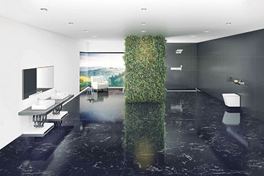 Modern bathroom suites by ALCHYMI.