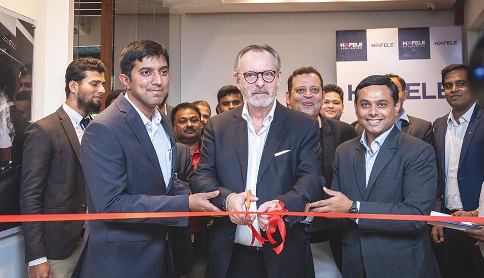 Inaugurated Hafele Showroom in Bangalore