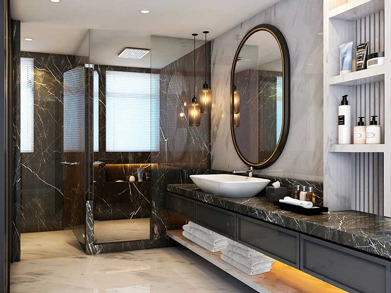A Square Designs Unveils Exquisite Bathrooms