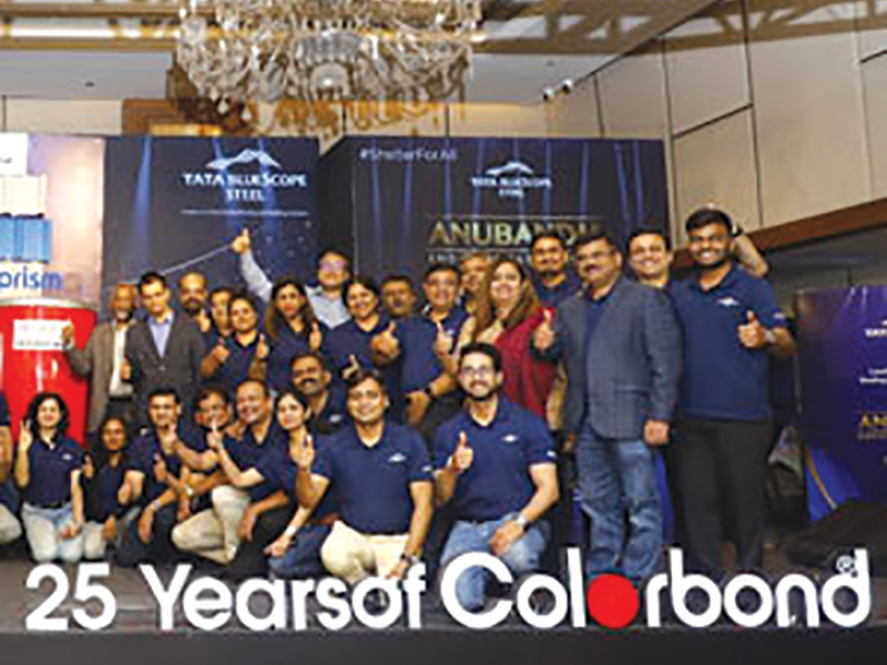 Tata BlueScope Steel celebrates 25 years of COLORBOND®; announces expansion plan in Gujarat