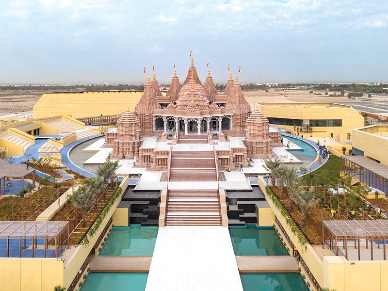 Shapoorji Pallonji completes another iconic project - the 1st Hindu temple in the Middle East