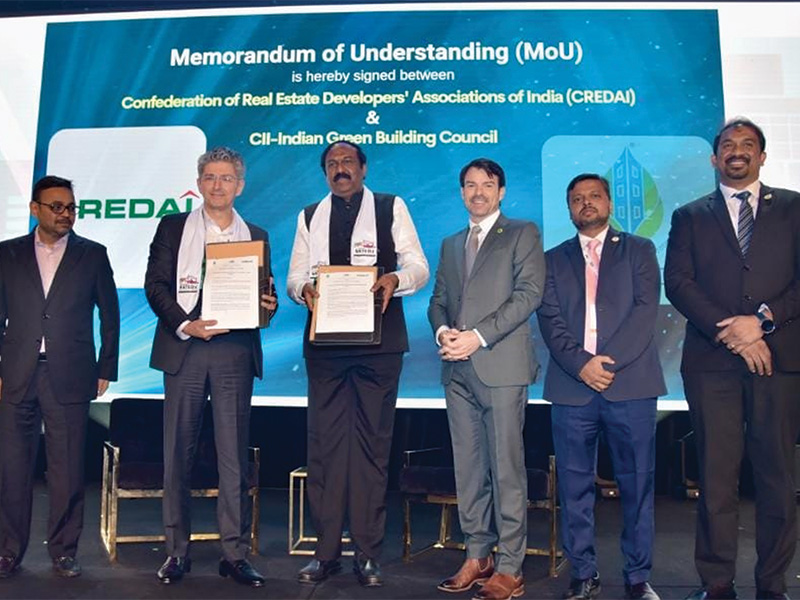 IGBC and CREDAI sign MoU to drive Green and Net Zero Building Movement
