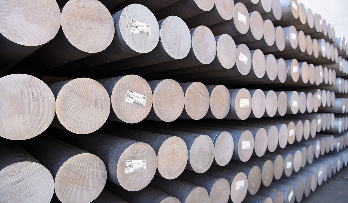 a certified aluminium as raw material with 80% recycled material