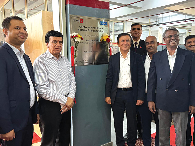 Chitkara University partners with KONE India to enhance Vertical Transportation Knowledge and Skills