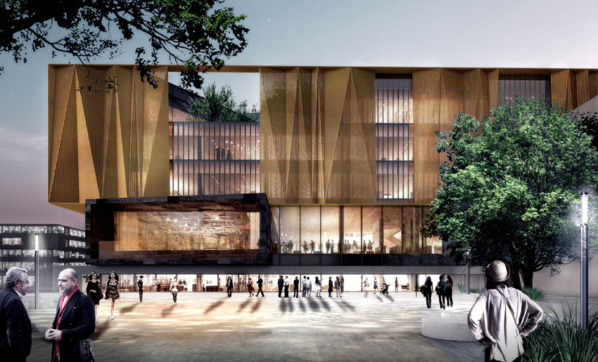 schmidt hammer lassen architects Unveils Design of New Central Library in Christchurch 