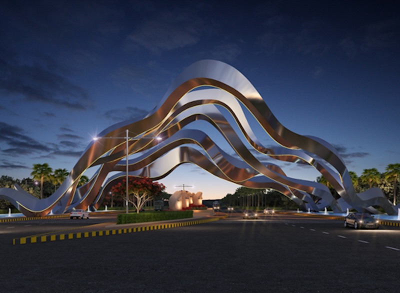 Winning Design of Entrance to Chandigarh Airport by Nexusplus Consultants 