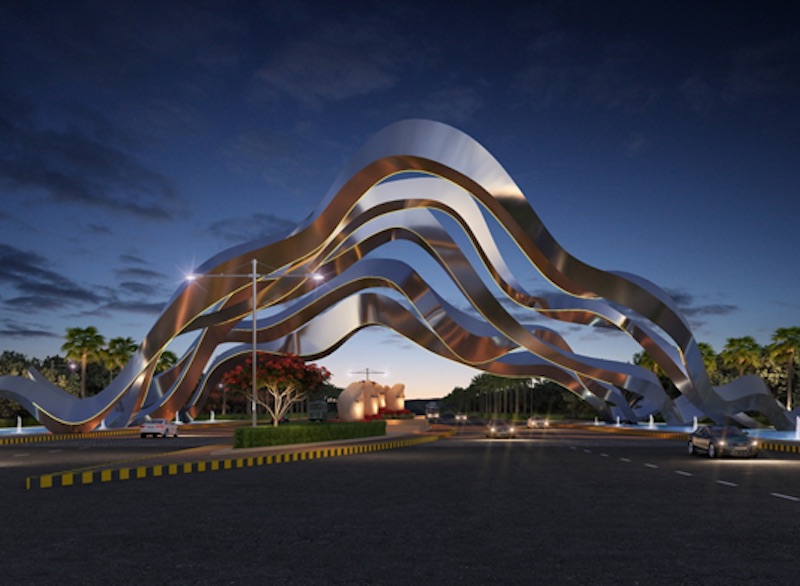 Winning Design of Entrance to Chandigarh Airport by Nexusplus Consultants