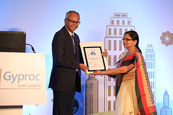 Saint-Gobain Gyproc India- first Indian manufacturer to receive ISI certification