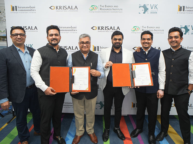Hiranandani Communities and Krisala Developers Partner with TERI