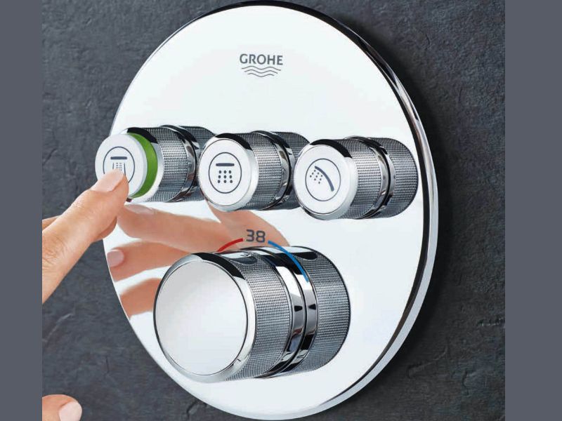 GROHE introduces SmartControl Concealed Push-Turn Control for Bath & Shower  